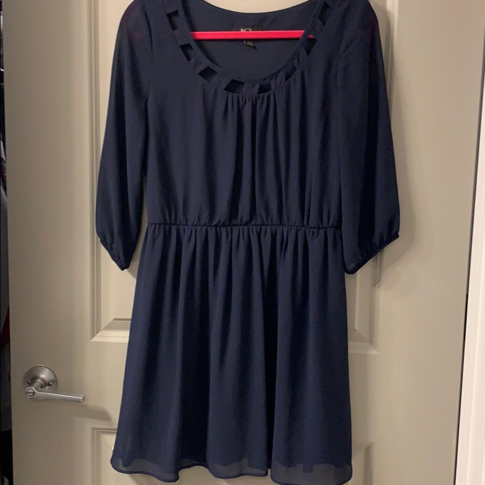 Navy blue dress